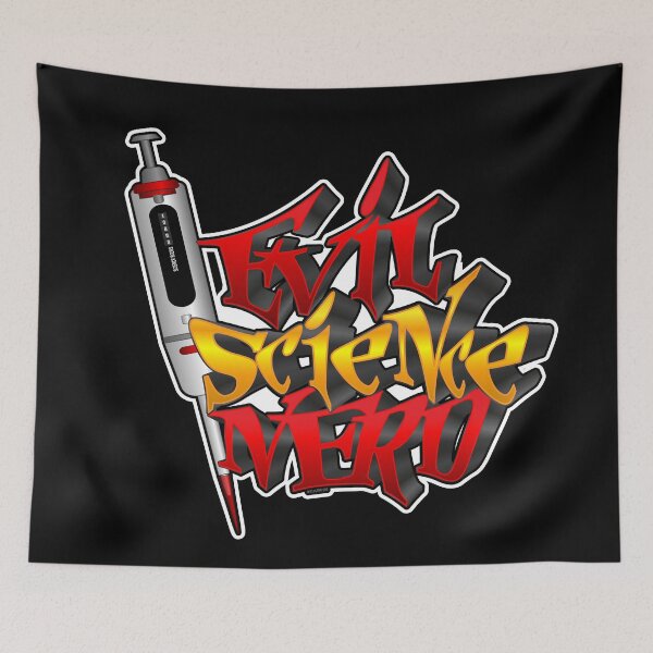 Item preview, Evil Science Nerd Graffiti Style designed and sold by illustratorg.