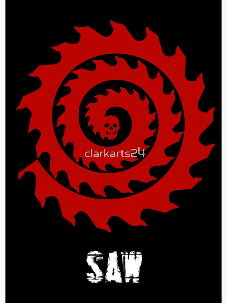 "SAW" Sticker for Sale by clarkarts24 Redbubble