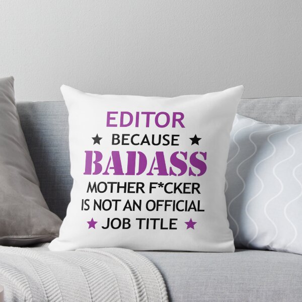 Item preview, Editor Badass Funny Birthday Christmas Gift designed and sold by smily-tees.