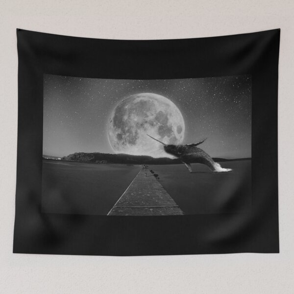 Item preview, Narwhal To The Moon designed and sold by Fairytale Farmer.