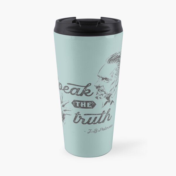 Habla la verdad Jordan Peterson Taza de viaje