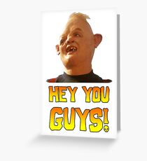 SLOTH - HEY YOU GUYS! Greeting Card