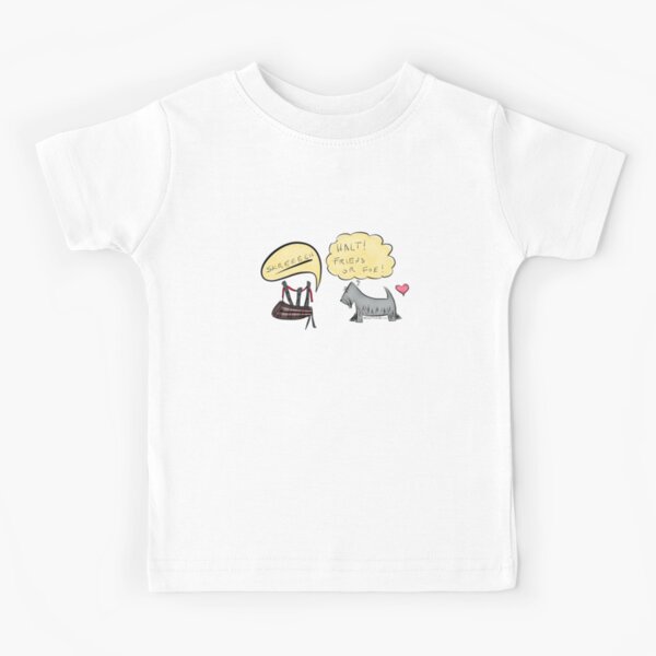 Jack Meets a Bagpipe Kids T-Shirt