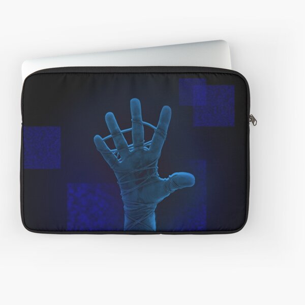 Neon Blue Reach Laptop Sleeve