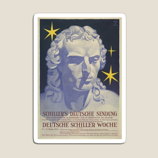 Schiller Week..175th Birthday 1934 Magnet