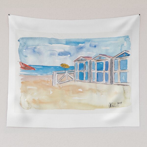 Item preview, Dreaming of Mondello Beach Italy Sicily designed and sold by artshop77.