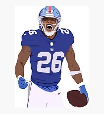 Say what? Saquon Photographic Print