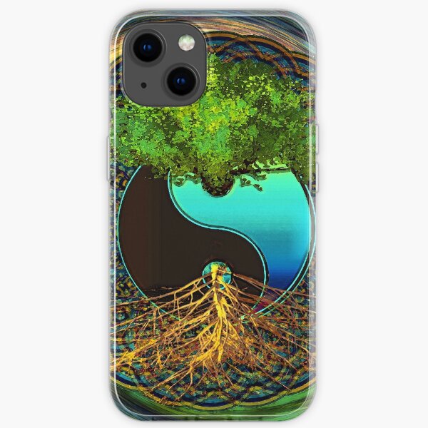 Yin Yang Tree of Life iPhone Soft Case