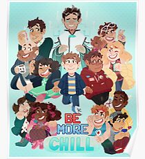 Seien Sie mehr Chill Broadway Cast Poster