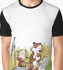 Exploring Calvin Hobbes Graphic T-Shirt