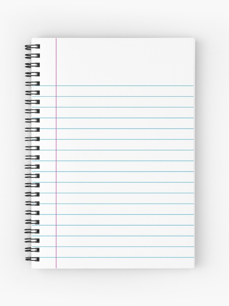 "Lined paper" Spiral Notebook for Sale by GGG Desing | Redbubble