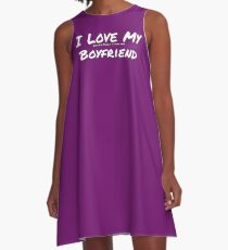 I Love My 'Books More Than My' Boyfriend A-Line Dress