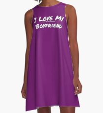 I Love My ' Car More Than My' Boyfriend A-Line Dress