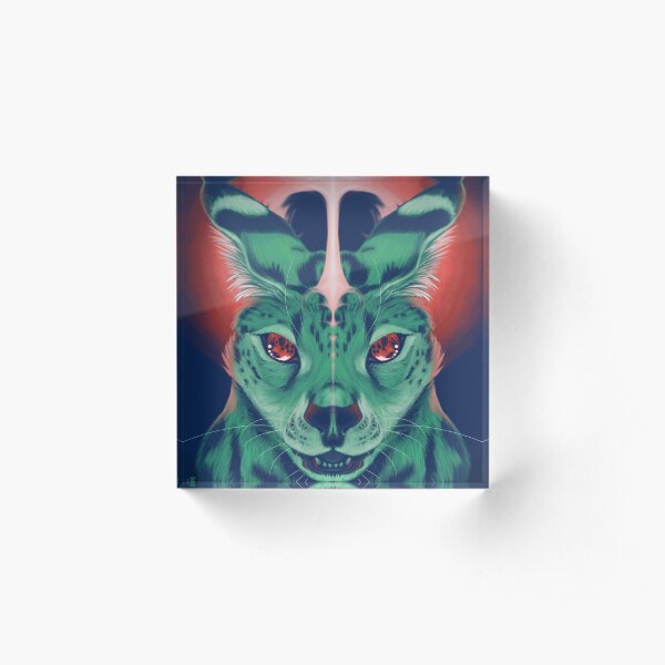 Carnivore's Moon Acrylic Block