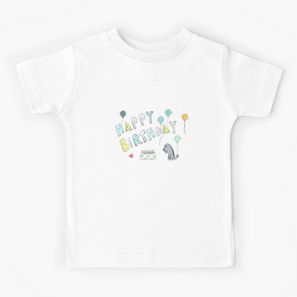 Jack - Happy Birthday - Tartan Cake Kids T-Shirt