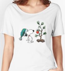 Christmas Snoopy Women's Relaxed Fit T-Shirt