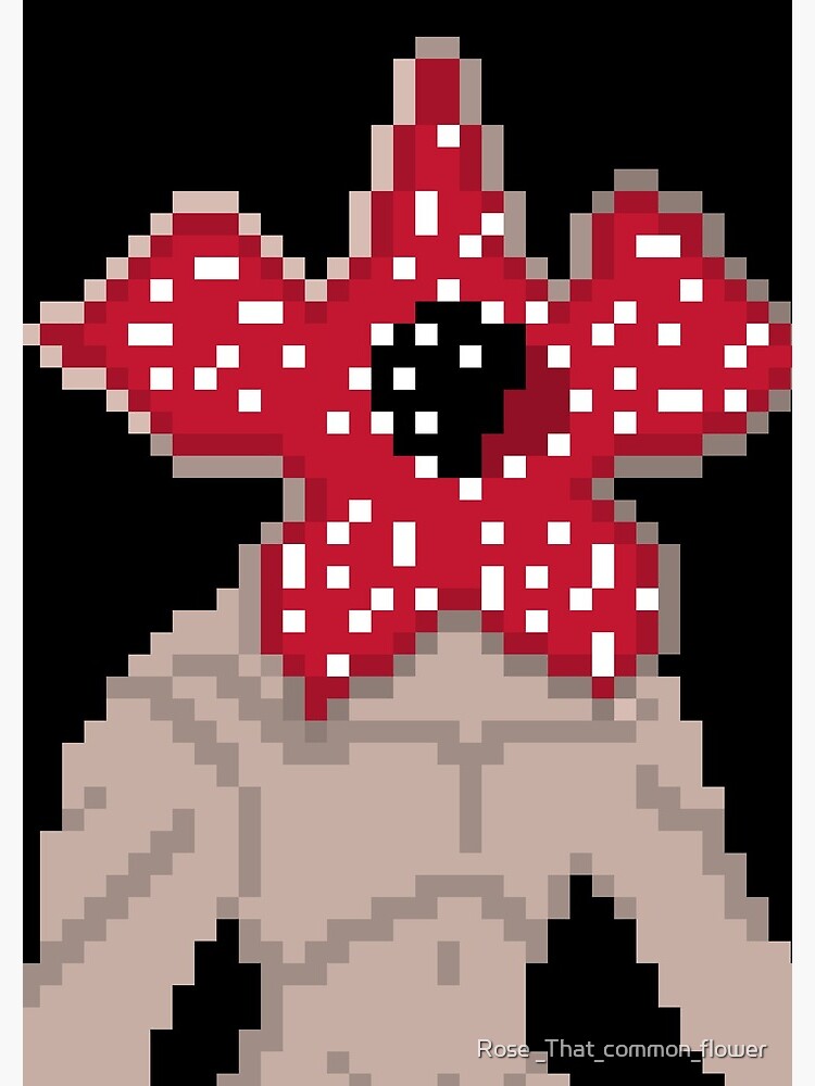 Demogorgon Pixel Art Grid Demogorgon Gsm Gsm Pixel Art Grid