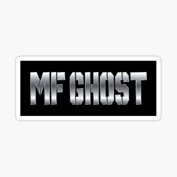 Mf Ghost Stickers Redbubble