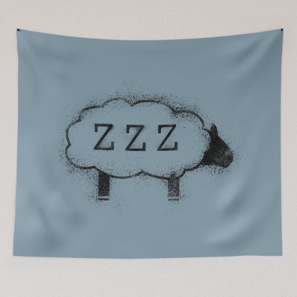 Item preview, ZZZ Sheep - Distressed designed and sold by Dirt-Merchant.