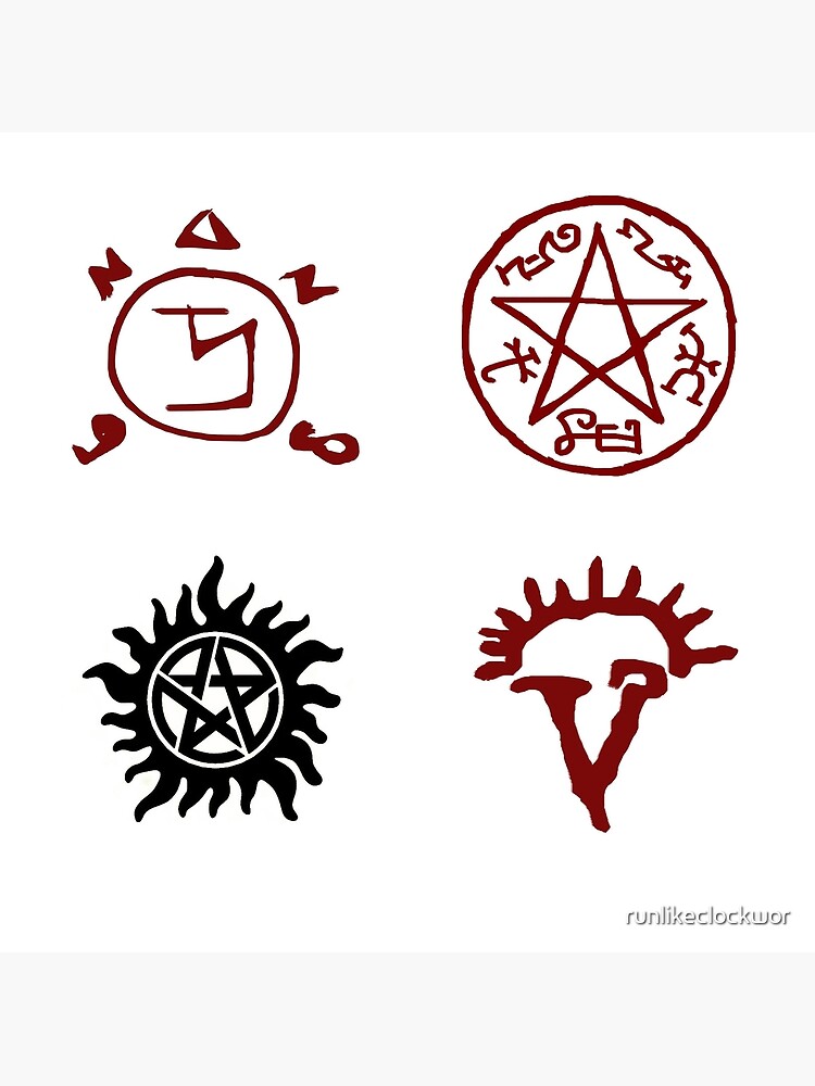 Buy Supernatural Inspired Anti-Possession Tattoo Online at desertcartUAE