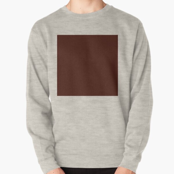 plain brown sweatshirt