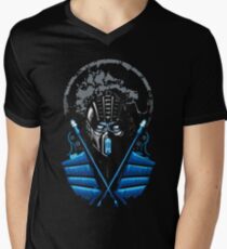 Mortal Kombat - Sub Zero Men's V-Neck T-Shirt