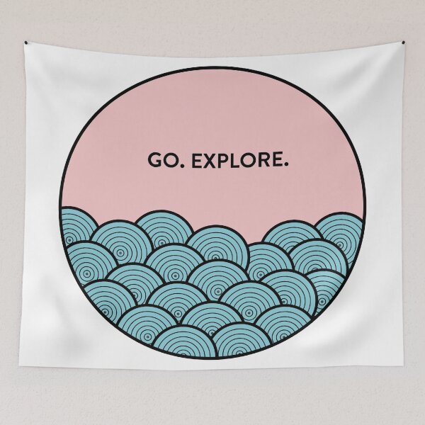 Item preview, Go Explore designed and sold by smalltownnc.