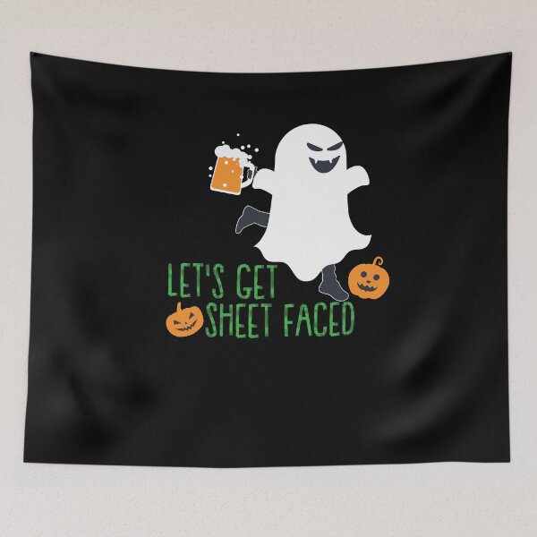 Item preview, Let's Get Sheet Faced Ghost Halloween Gift designed and sold by BUBLTEES.