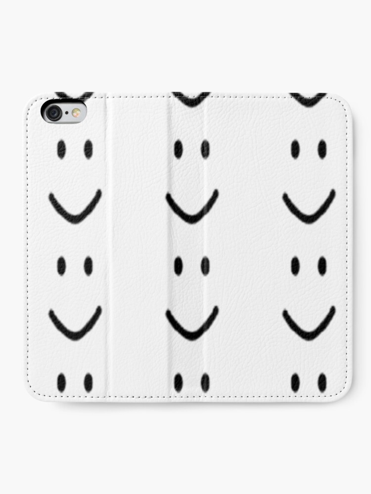 Roblox Default Noob Face Iphone Wallet By Trainticket Redbubble - cute noob face roblox