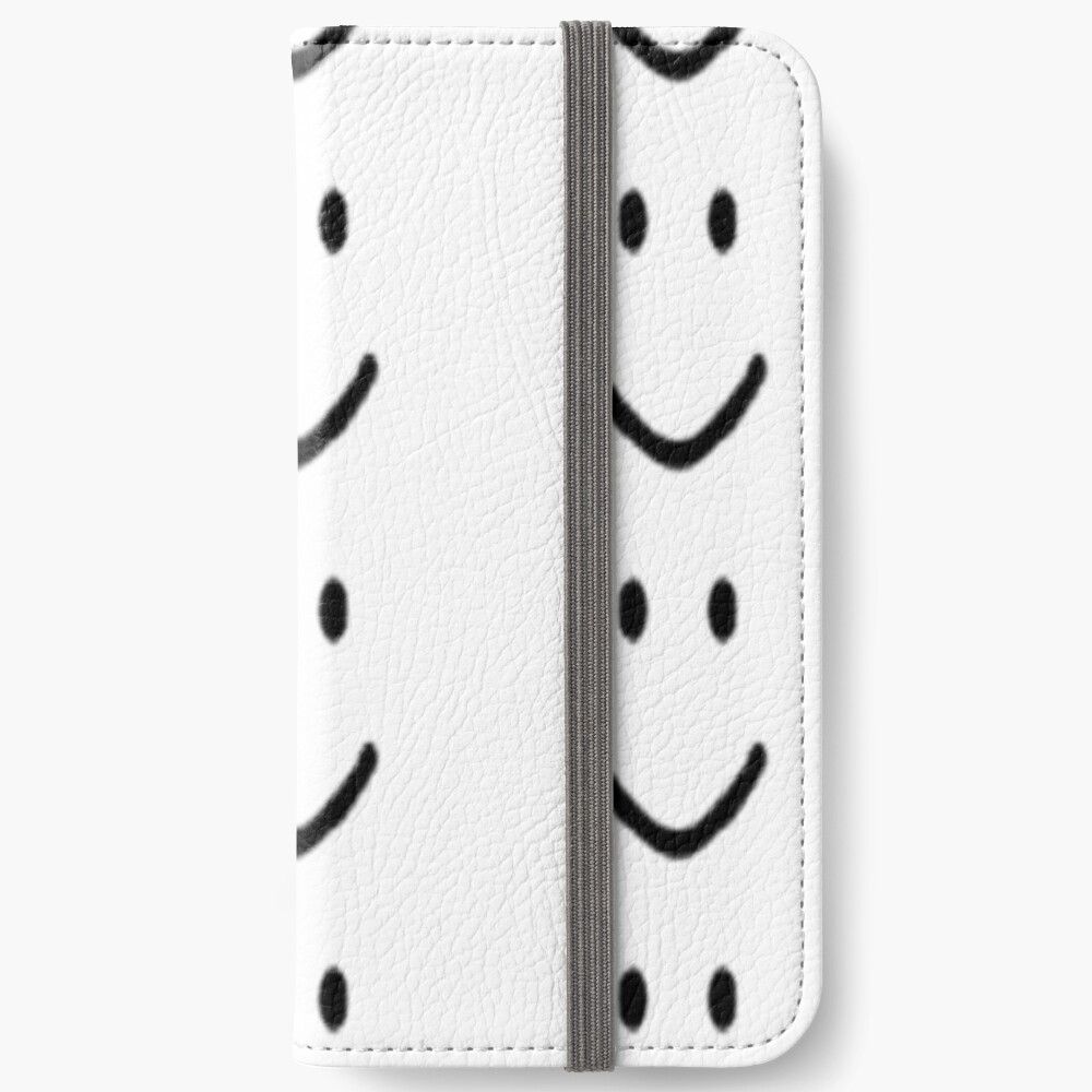 Roblox Default Noob Face Iphone Wallet By Trainticket Redbubble - roblox default noob face laptop skin