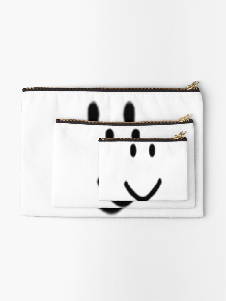 Roblox Default Noob Face Zipper Pouch By Trainticket Redbubble - roblox default noob face pullover sweatshirt by trainticket