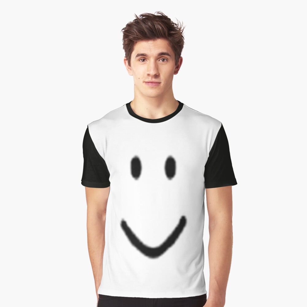 Roblox Default Noob Face T Shirt By Trainticket Redbubble - roblox noob face shirt