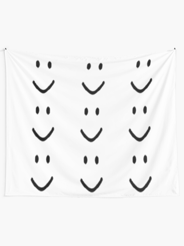 Roblox Default Noob Face Tapestry By Trainticket Redbubble - face noob roblox