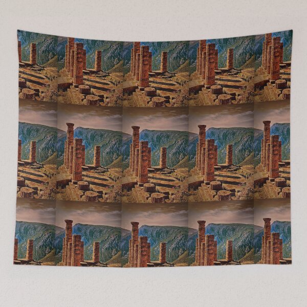 Item preview, Greece. Delphi. The Ruins of Temple of Apollo. designed and sold by vadim19.