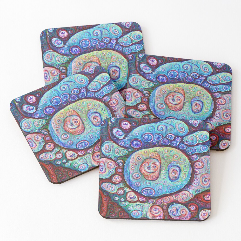 #DeepDream Ice Coasters (Set of 4)