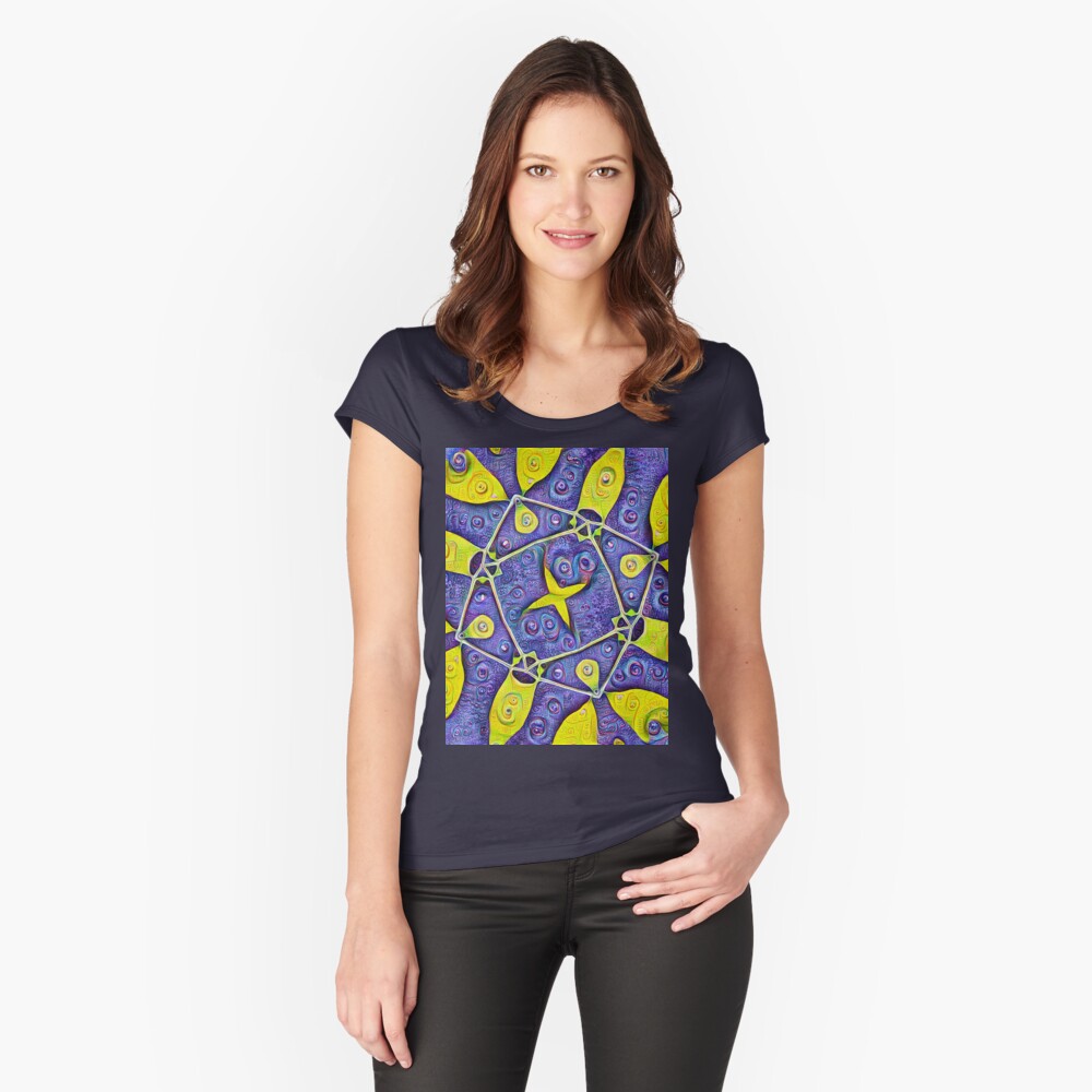 Item preview, Fitted Scoop T-Shirt designed and sold by blackhalt.
