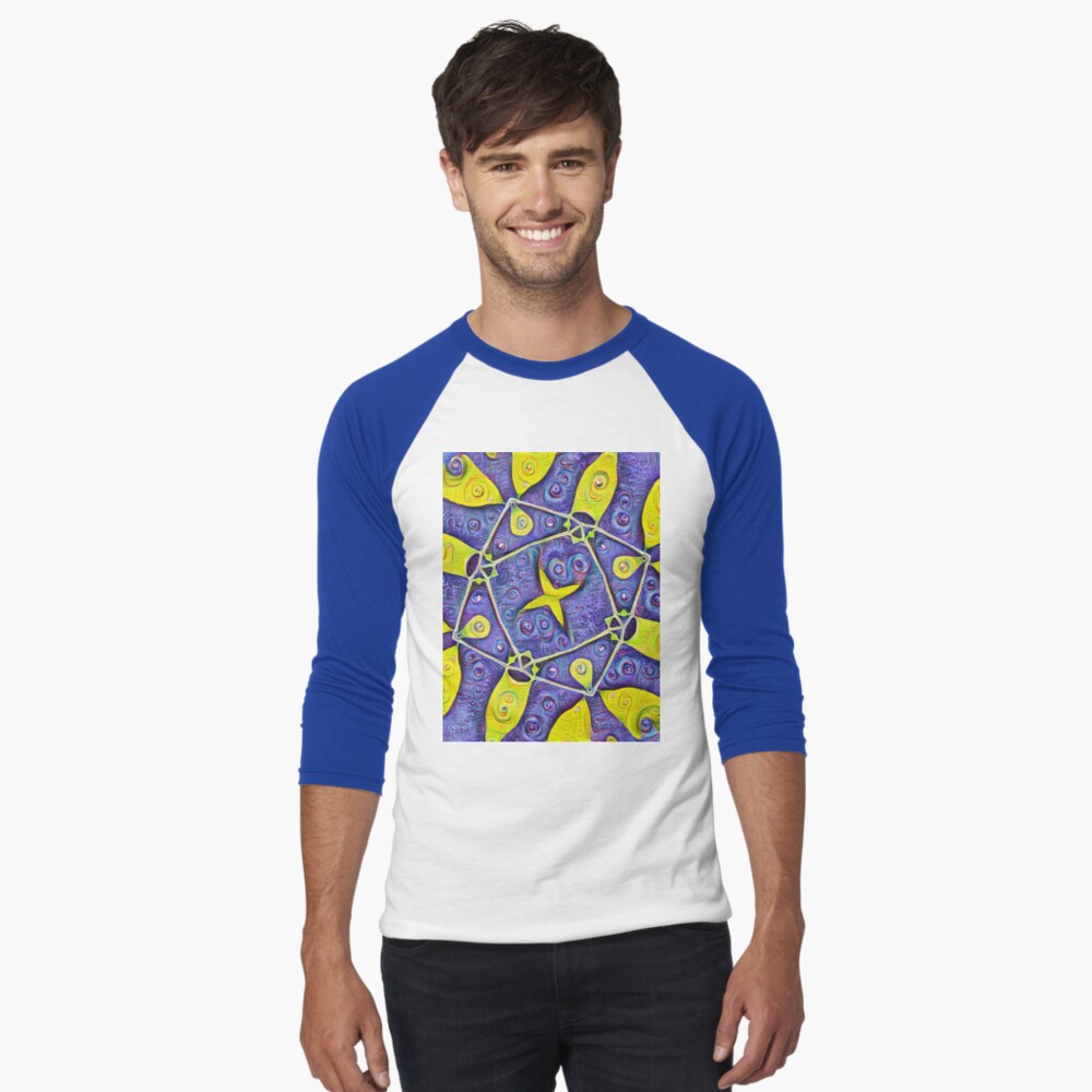 Item preview, Baseball ¾ Sleeve T-Shirt designed and sold by blackhalt.