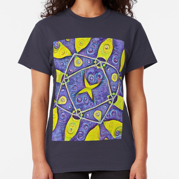 #DeepDream Kiwi 5x5K v1455289624 Classic T-Shirt