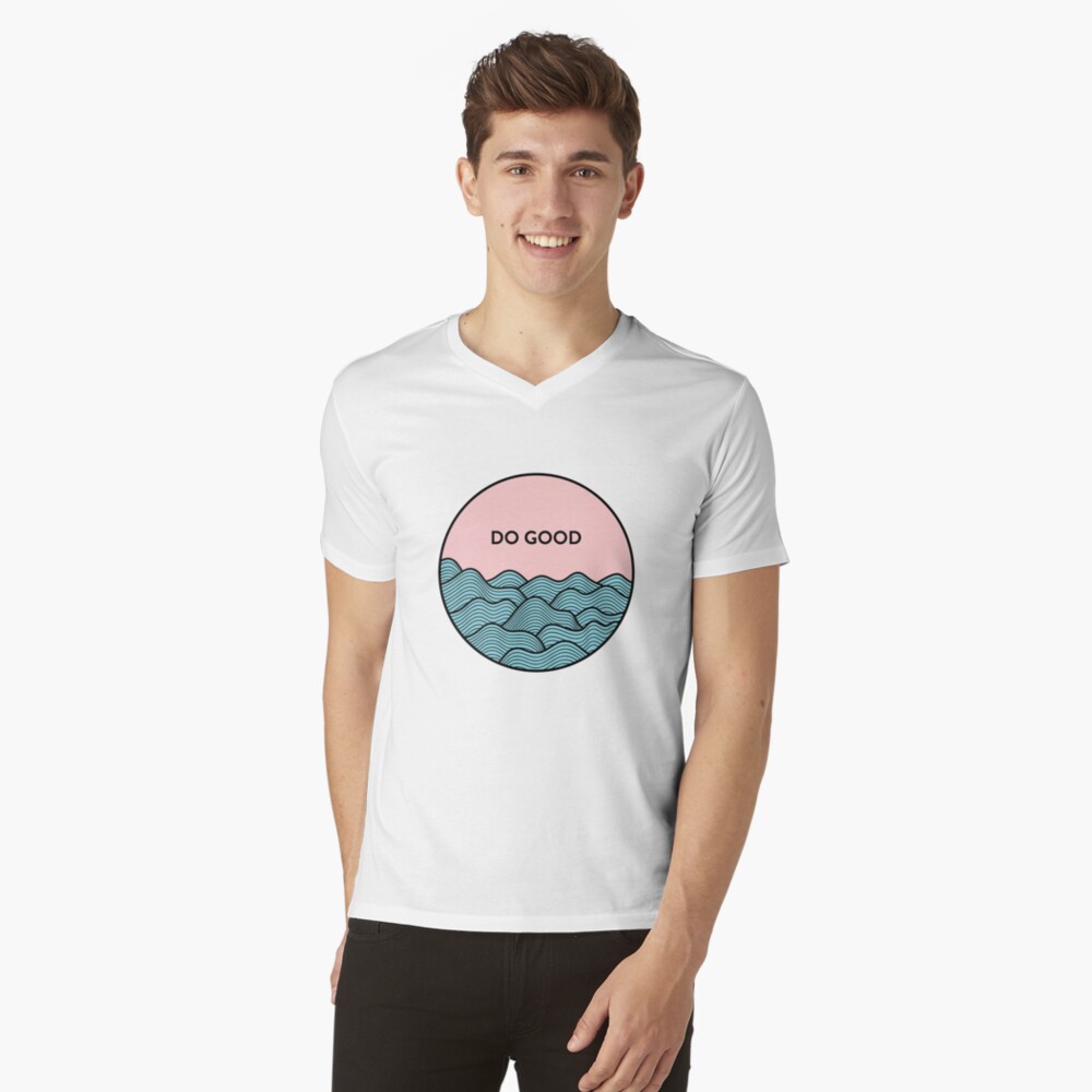 Item preview, V-Neck T-Shirt designed and sold by smalltownnc.