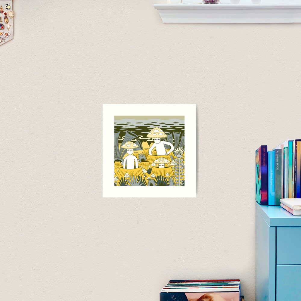 Mushroom Men Art Print