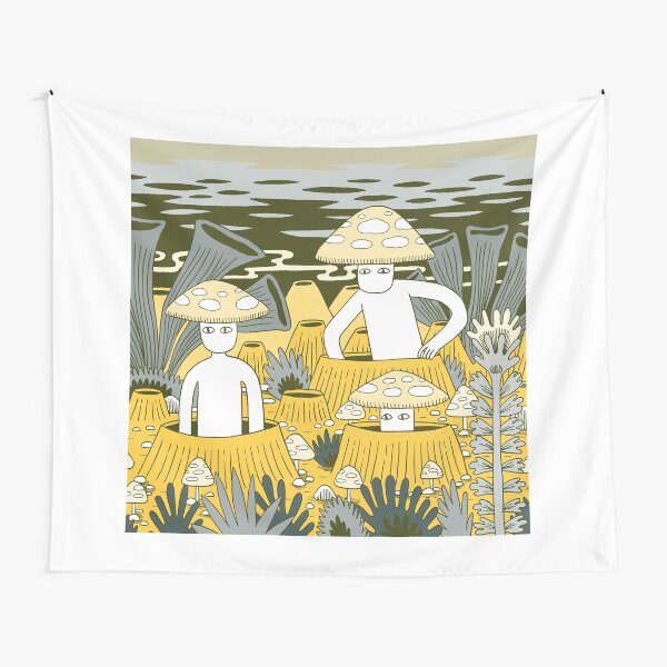 Mushroom Men Tapestry