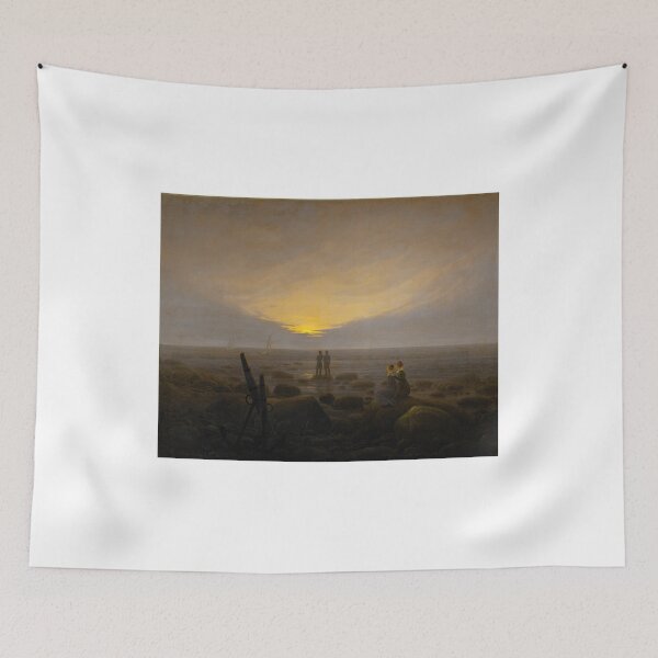 Item preview, Moonrise Over Sea (Caspar David Friedrich) designed and sold by ArtHistorical.