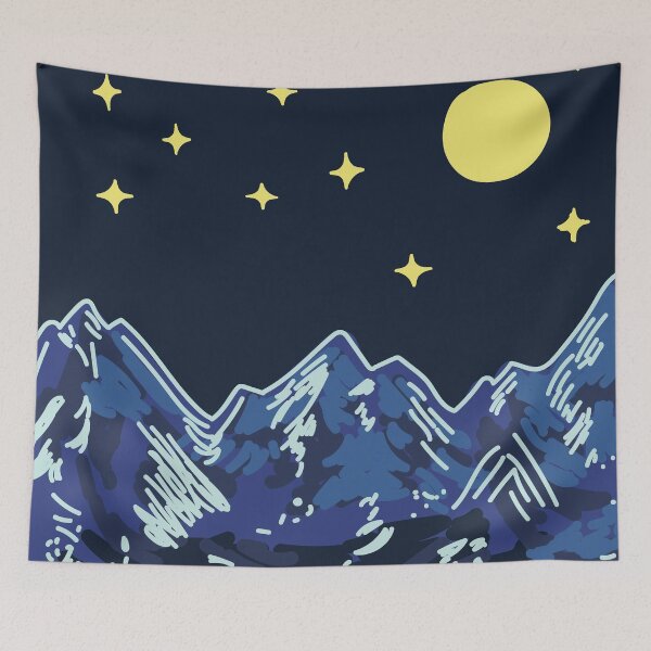 Item preview, Stargazing Mountains designed and sold by smalltownnc.