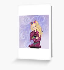 Whimsical Witch Tote Bag Greeting Card