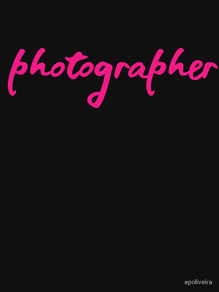 Photographer Pink Script by epoliveira