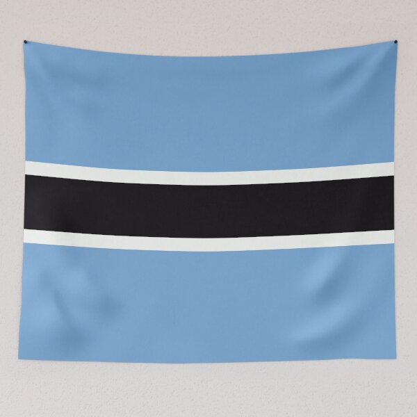 Item preview, Botswana Flag designed and sold by YaelleDark.