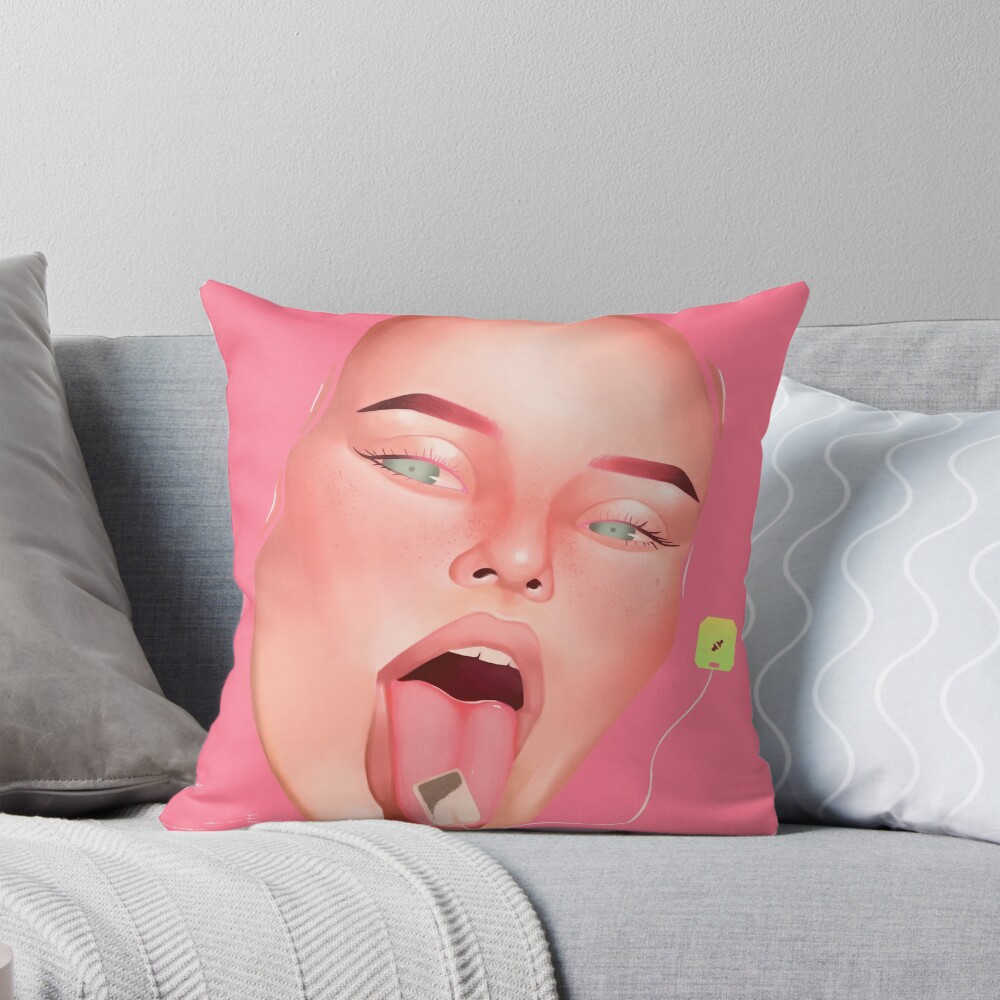 Item preview, Throw Pillow designed and sold by carboneeart.