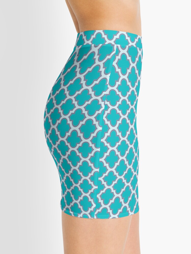 mini turquoise skirt