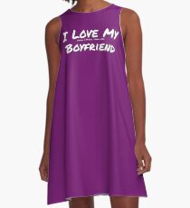 I Love My 'Drums More Than My' Boyfriend A-Line Dress