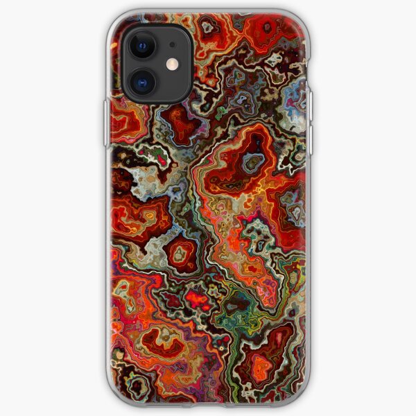 Blood Geode iPhone Soft Case